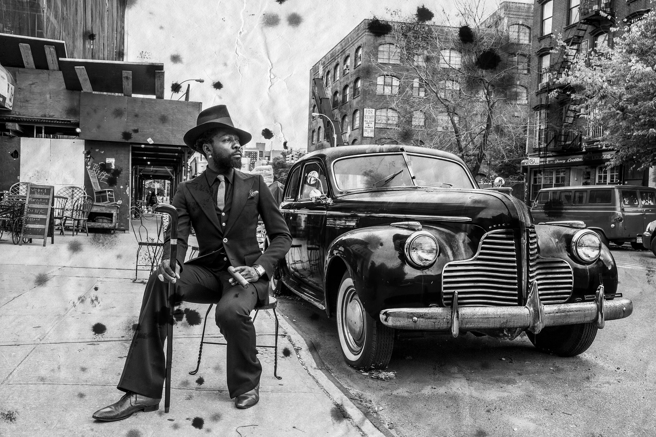  Erik, Williamsburg.  Photographie &amp; technique mixte, 40 x 50 cm.  1/5  1400 €       