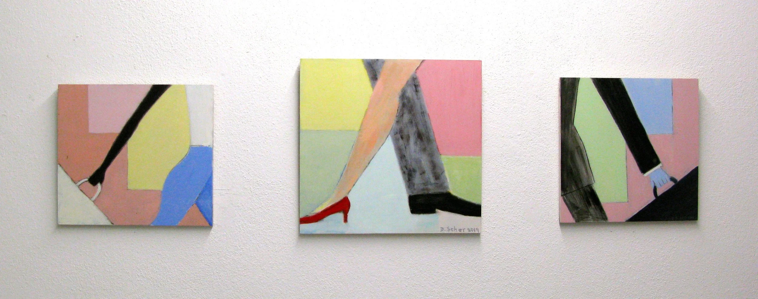  141.6 x 51 cm  Oil on wood  CHF 2’400.- 