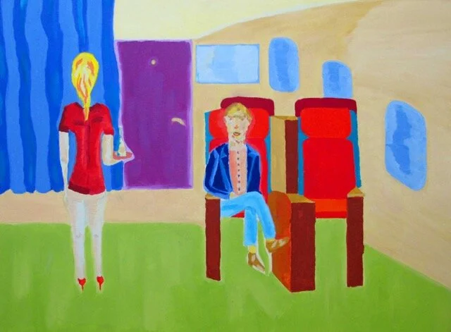 Enjoy your flight - Huile sur canevas - 60 x 80cm