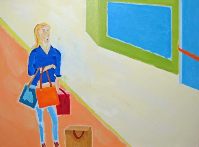 Shopping - Huile sur canevas - 60 x 80cm