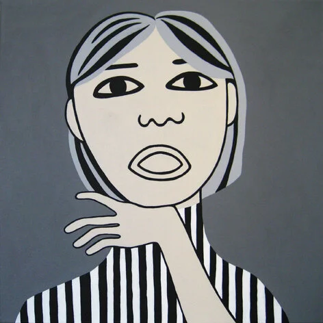 Acrylique sur toile 2 - 40x40 cm - Prix : CHF 600