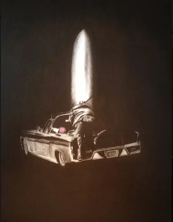  Pastel sec sur papier - 75 x 100 cm 