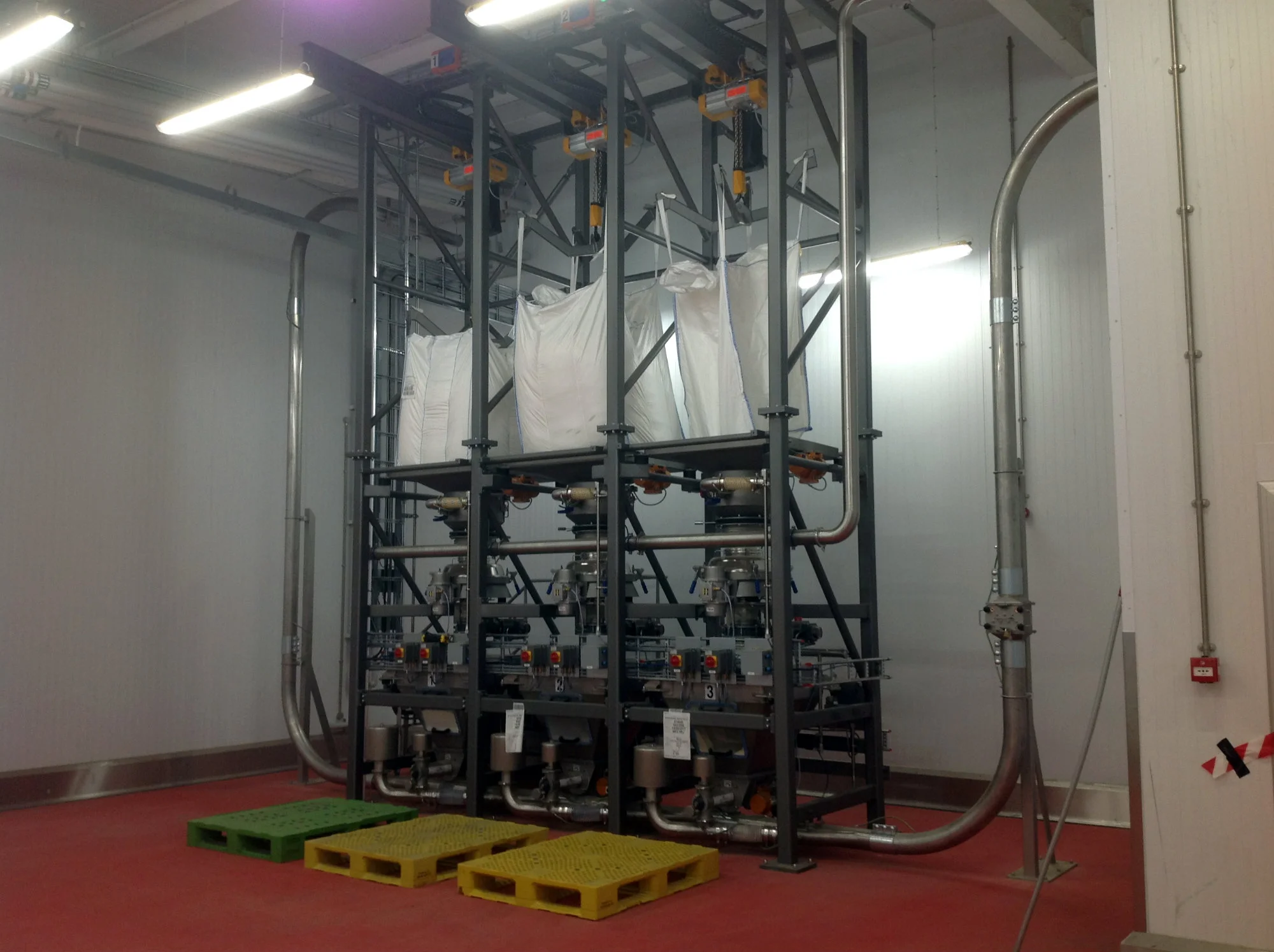 Three Big Bag Stations with Sifting