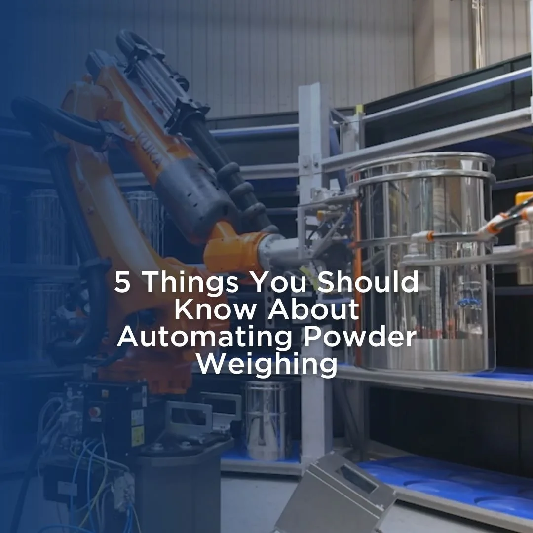 Top 5 Reasons to Automate Powder Weighing