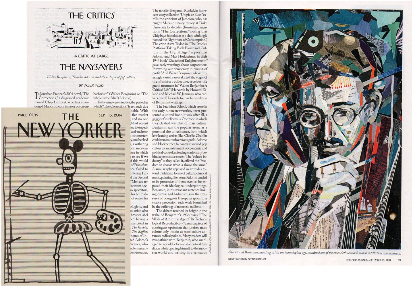 THE NEW YORKER - THEODOR ADORNO & WALTER BENJAMIN