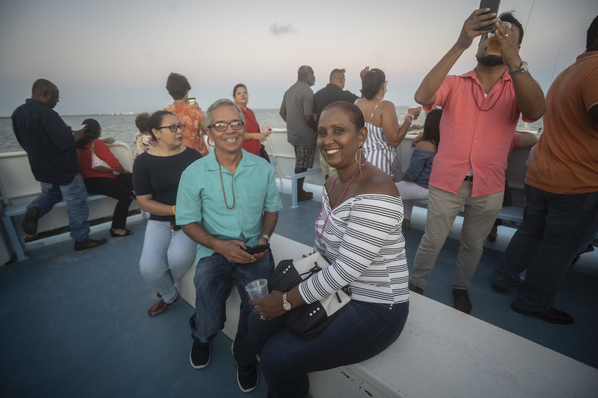 One hundred friends of St. Martin’s turned out for a boat cruise to raise money for the school.