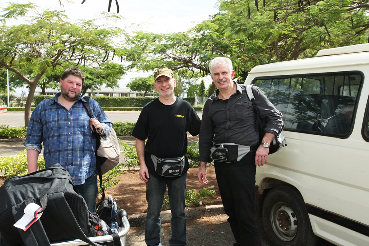 My travel companions for the safari.