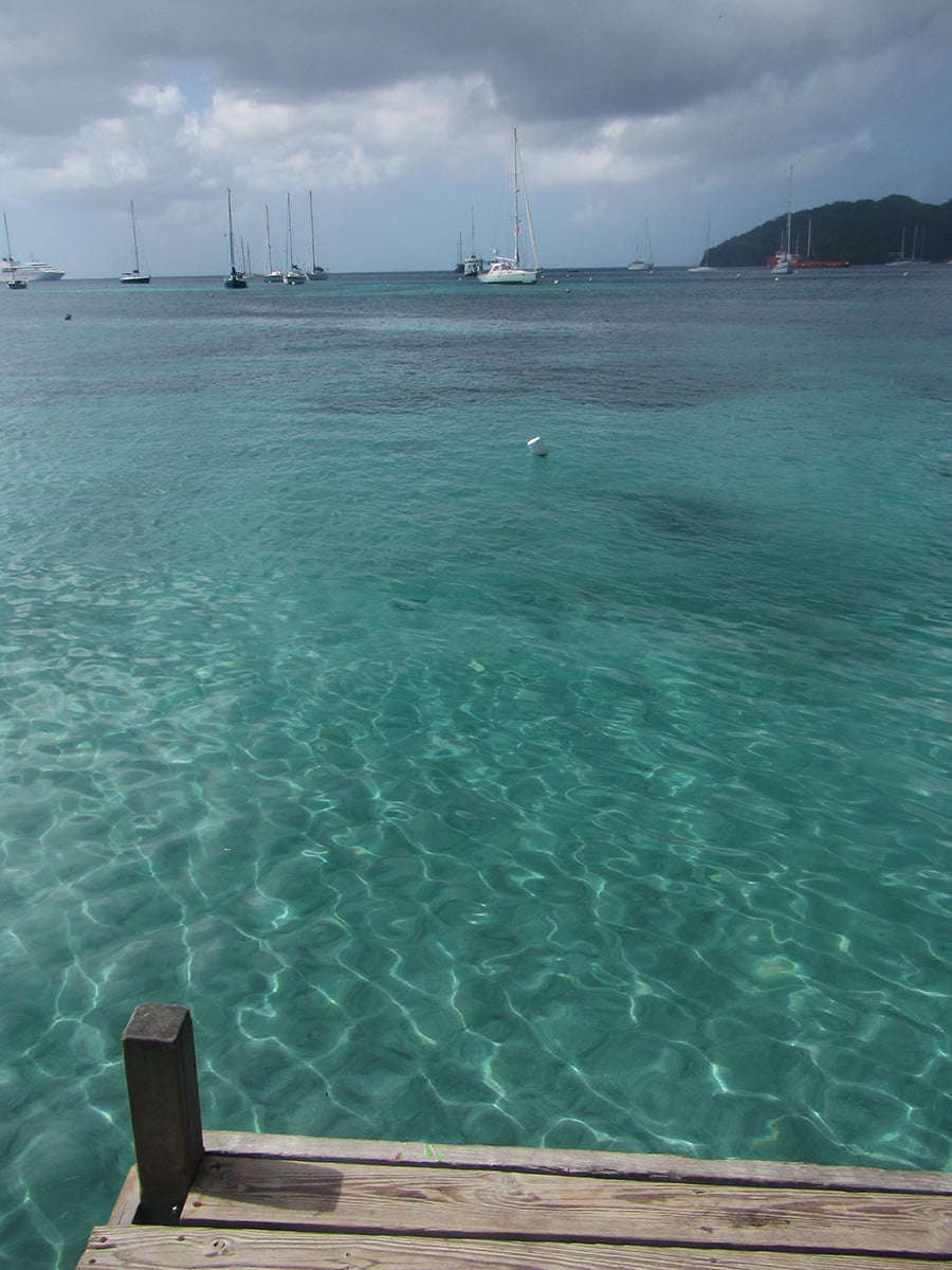 Water was chrystal clear