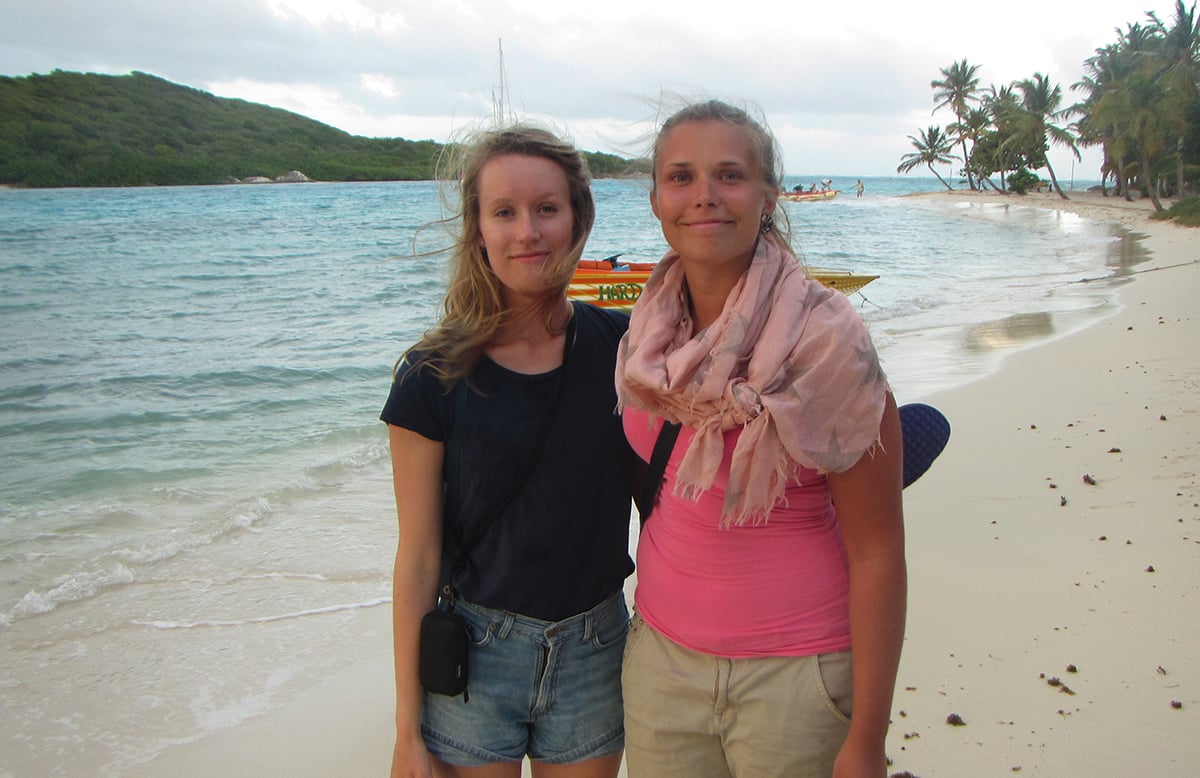 My friend Heidi, who started to build her own sailing boat after this trip