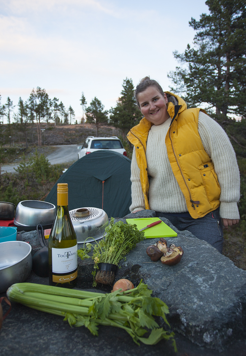 Ingredients for the best outdoor risotto!