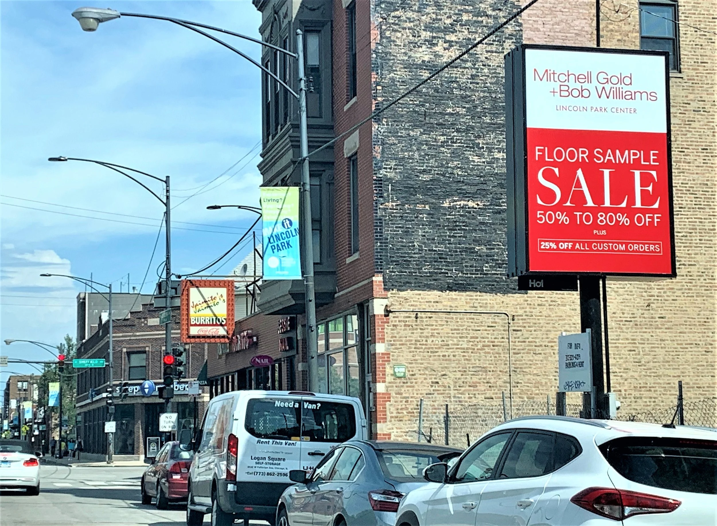Billboards in Lincoln Park