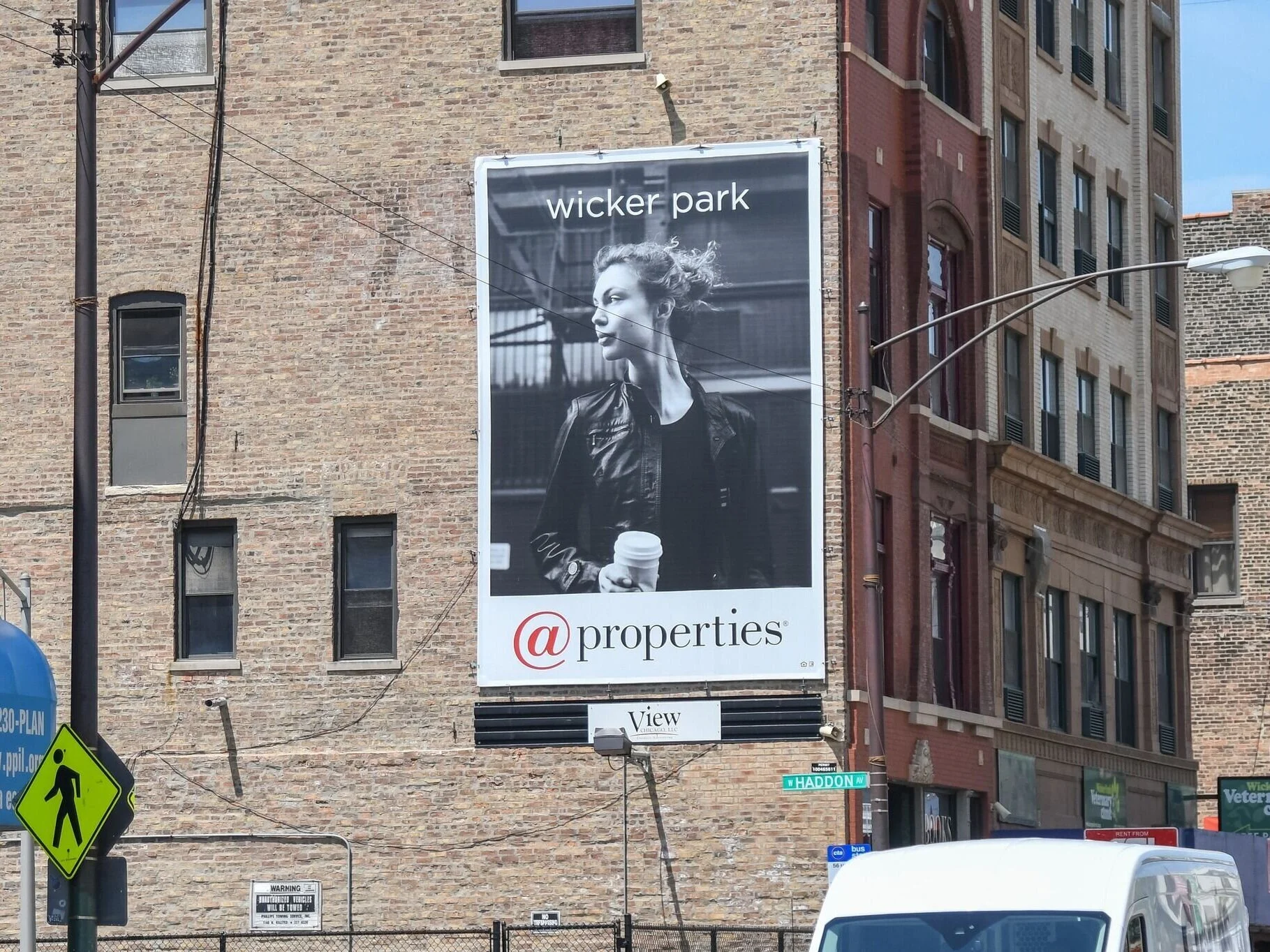 @properties real estate billboard campaign using neighborhood-focused outdoor advertising in Wicker Park