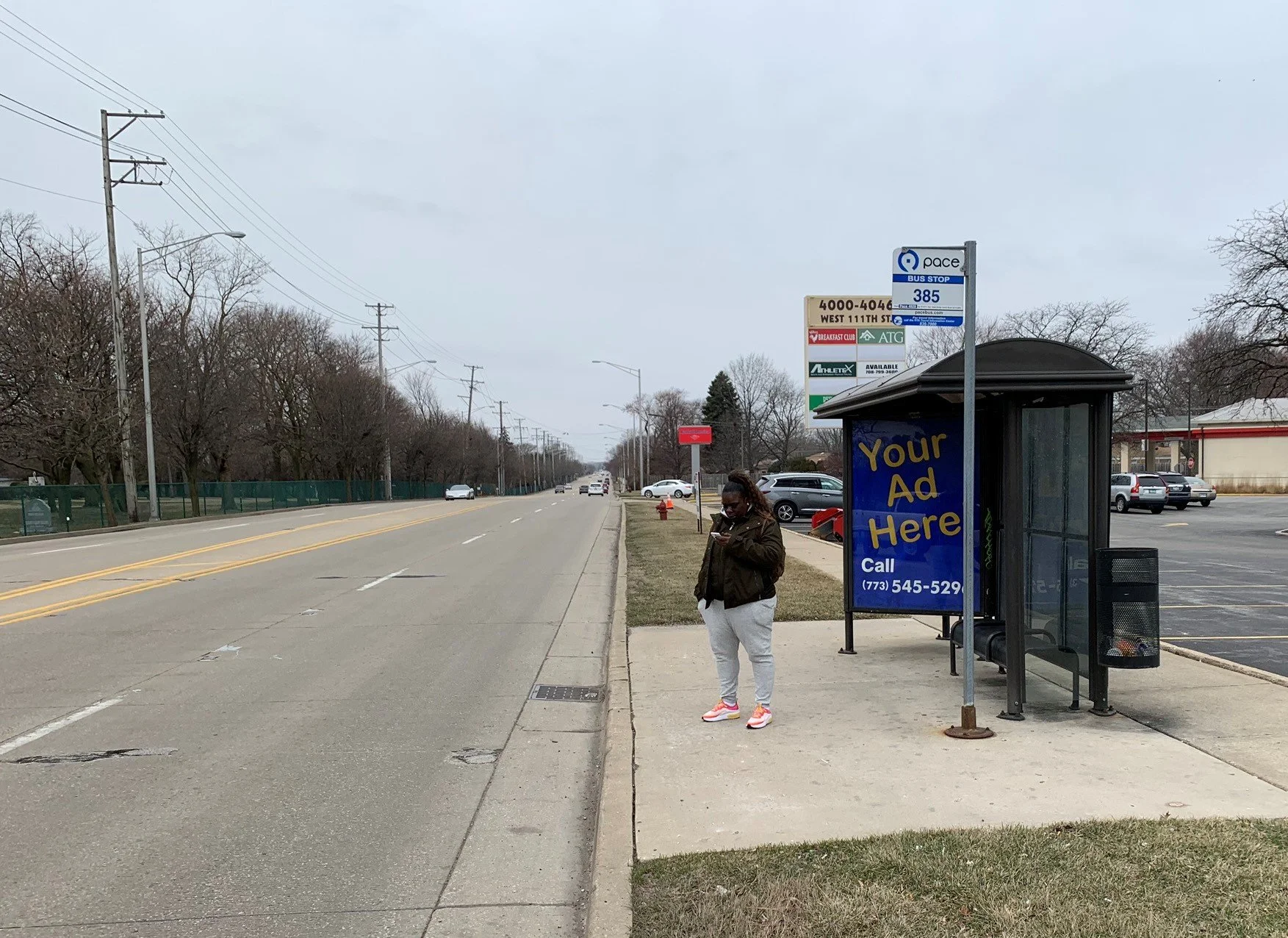 Cost and Locations of Street Furniture Panels in Oak Lawn, IL