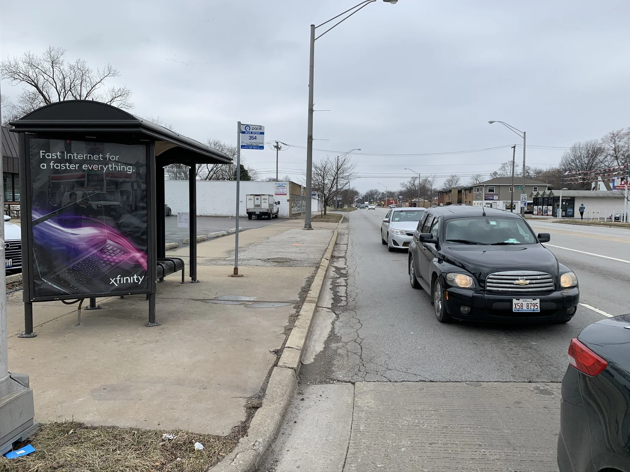 Cost and Locations of Street Furniture Panels in Midlothian, IL