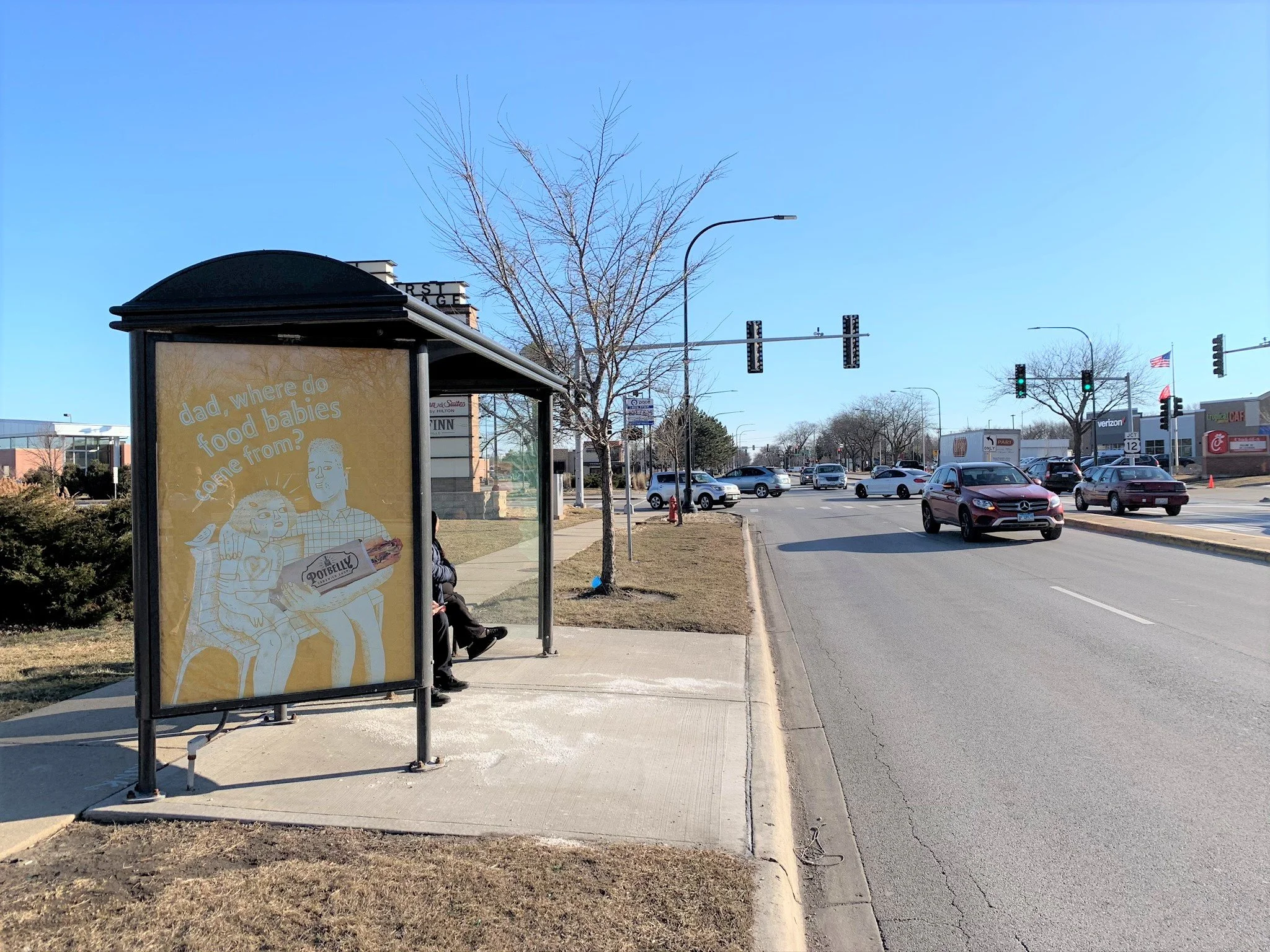 Cost and Locations of Street Furniture Panels in Palos Heights, IL