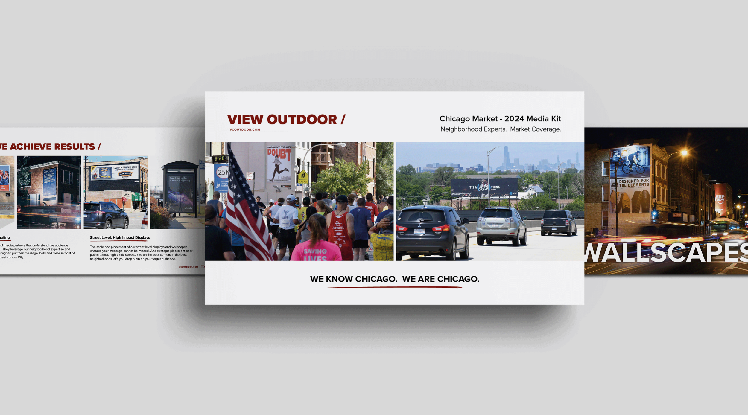View Media Chicago market media kit showcasing HotSpots, wallscapes, and neighborhood out-of-home advertising placements