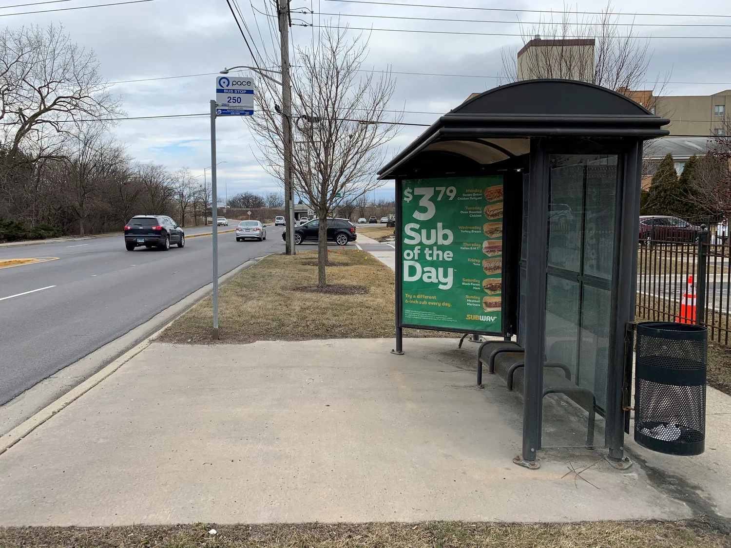 Cost and Locations of Street Furniture Panels in Buffalo Grove, IL