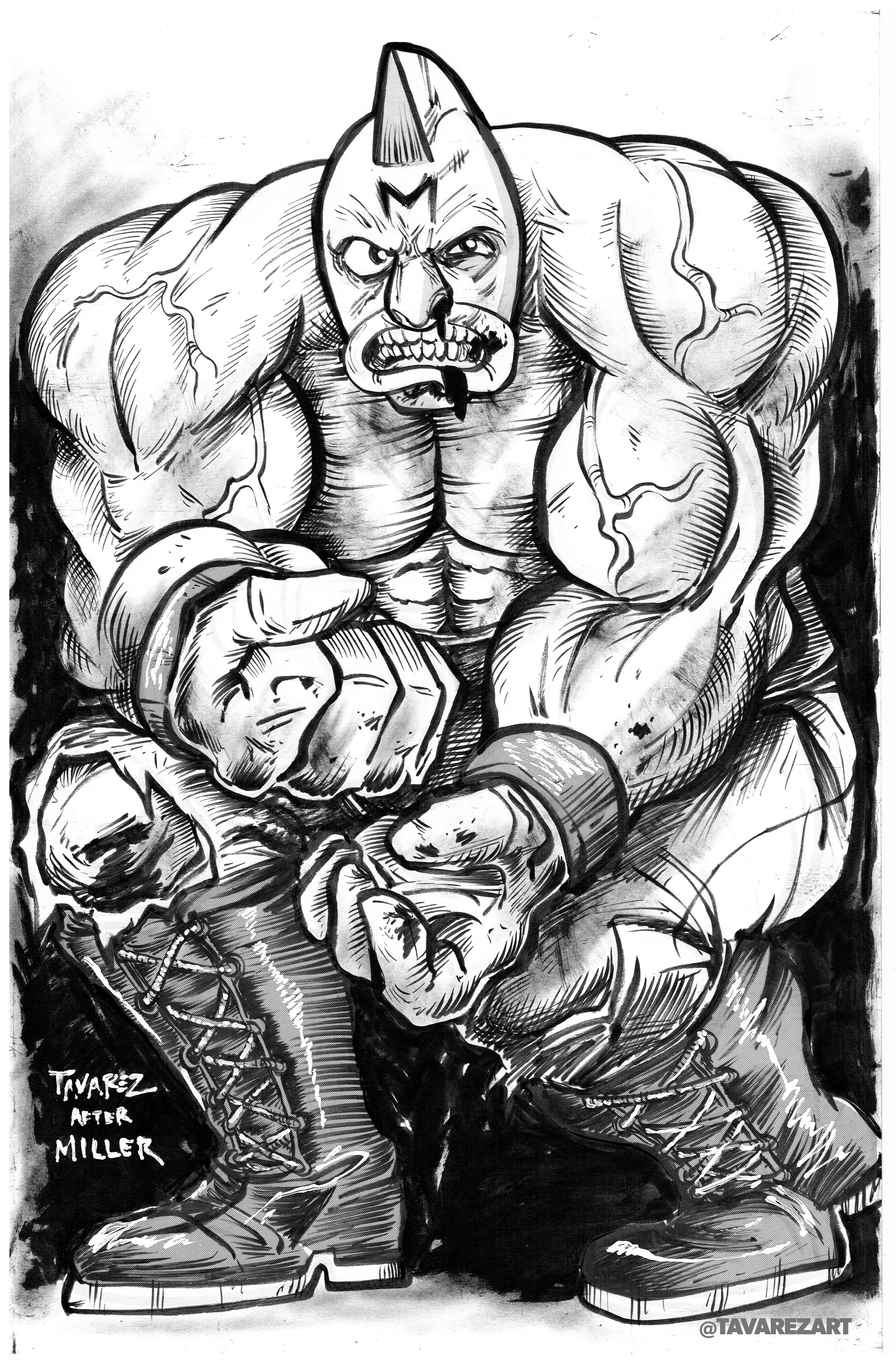 M.U.S.C.L.E - Dark Knight Homage