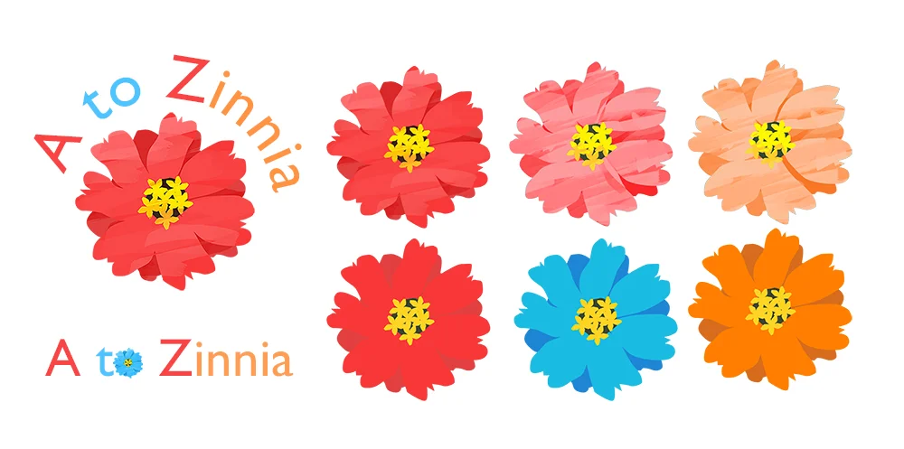 Early iterations of the poster, logos, and flower