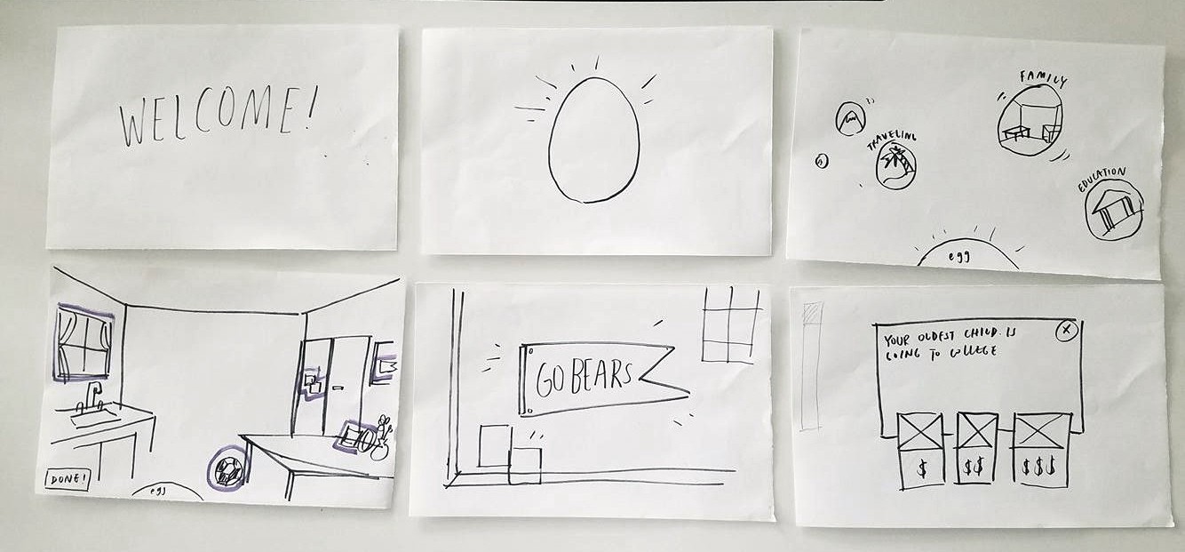 VR Experience Storyboard