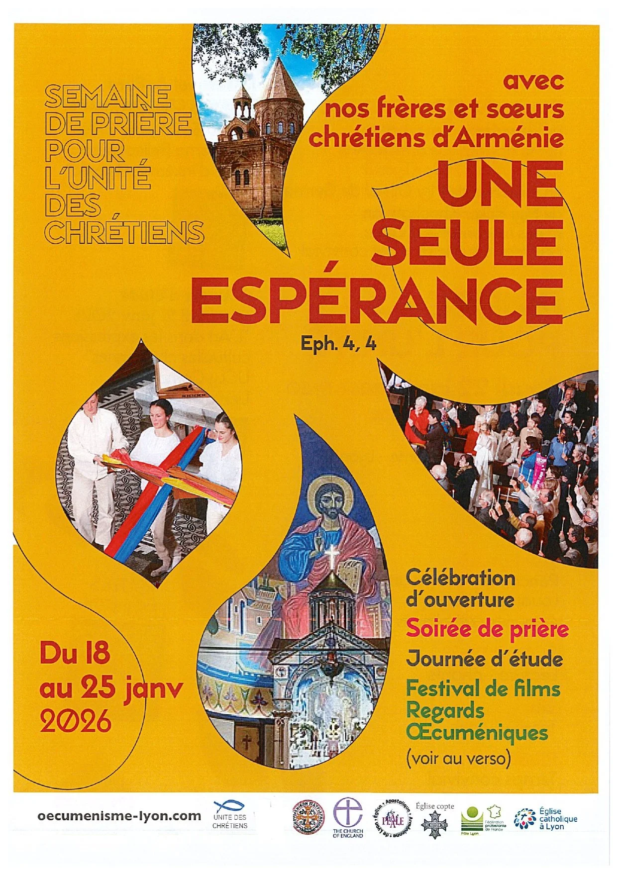 Semaine de prière pour l'Unité des chrétiens