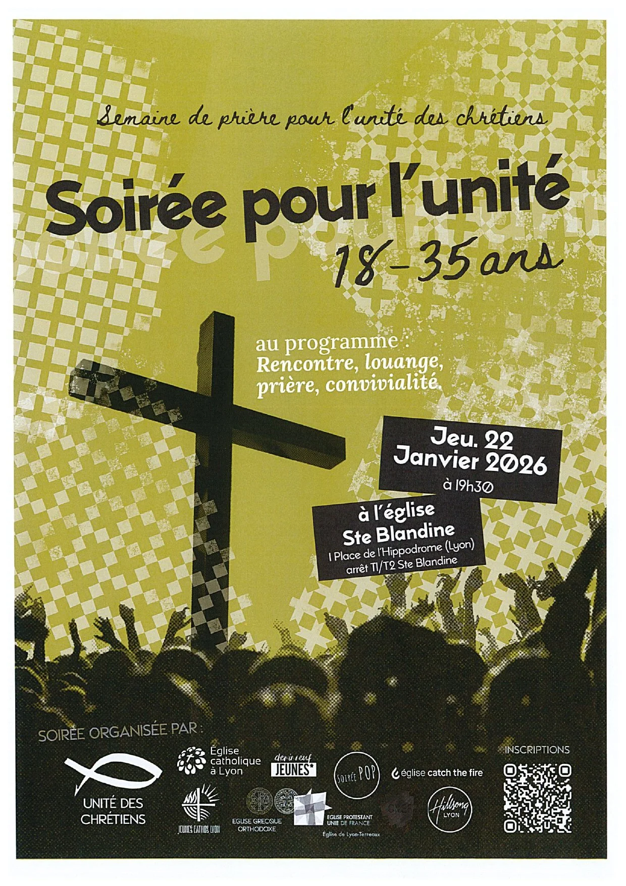 Soirée pour l'unité, 18-35 ans