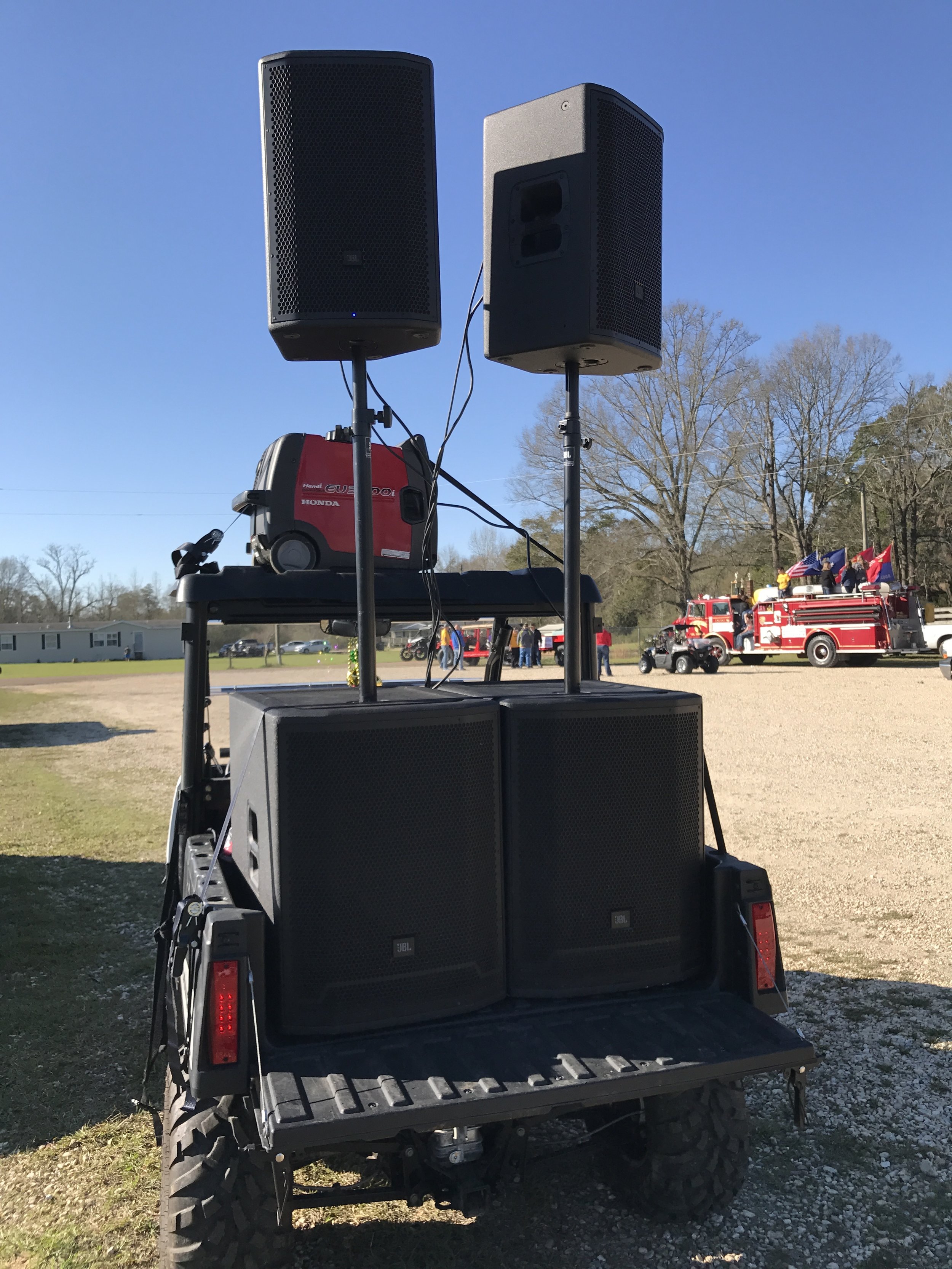 Bass Buggy, Bush Parade Route