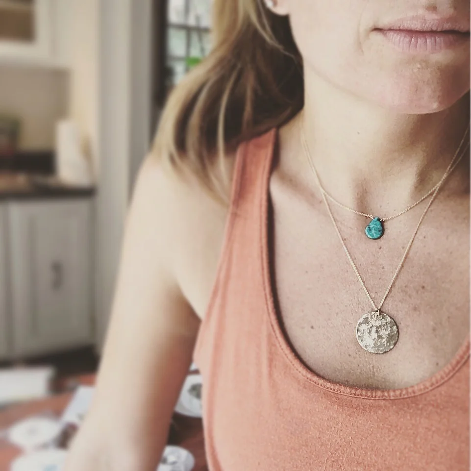 Hammered Coin Necklace — Bela Co.