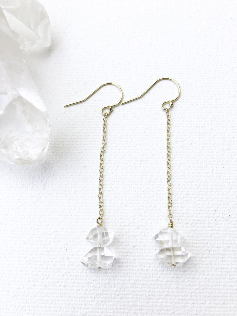 holiday double herkimer stud drop.jpg