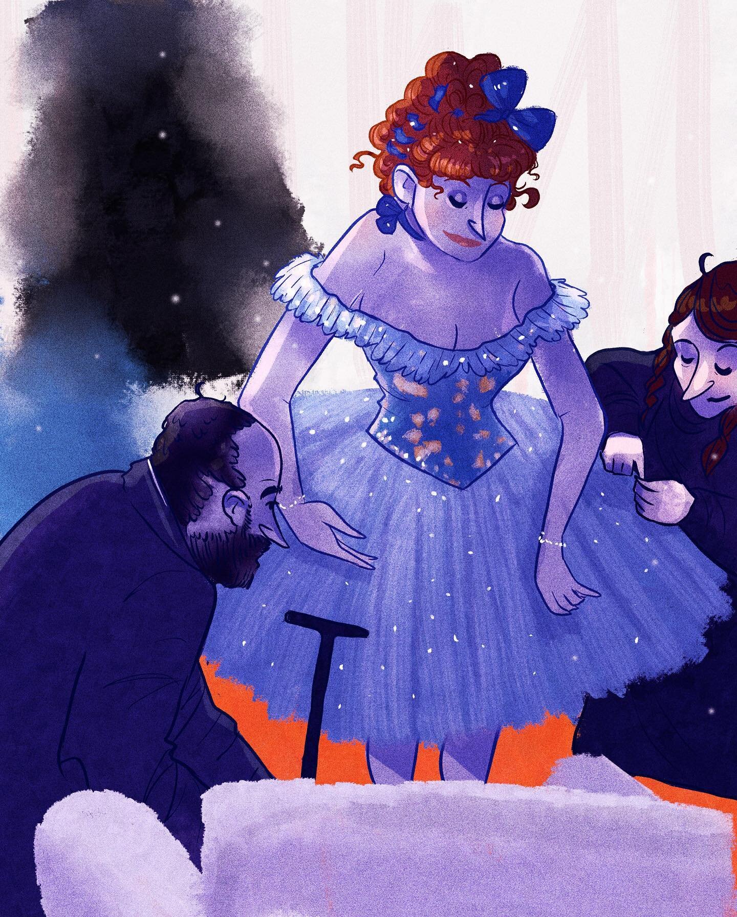 I&rsquo;m excited to participate in #monthofmasters this July! For the first week, the artist is Degas. I chose his 1878 piece &lsquo;Dancer&rsquo;s Dressing Room&rsquo; (second slide) because I really loved the colour palette. 
.

Challenge Hosts:
@