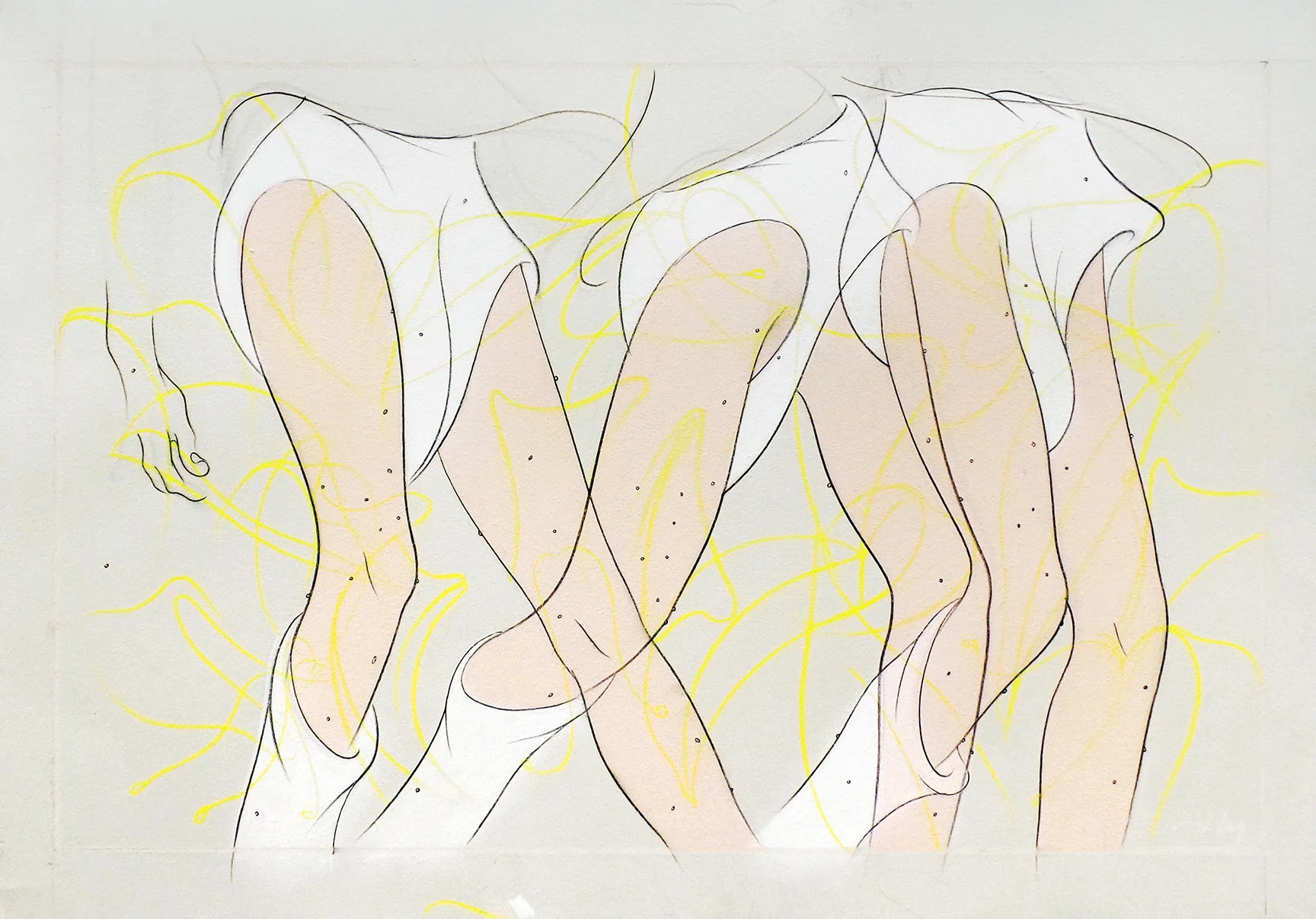 "Figure in Honeysuckle Thicket III"