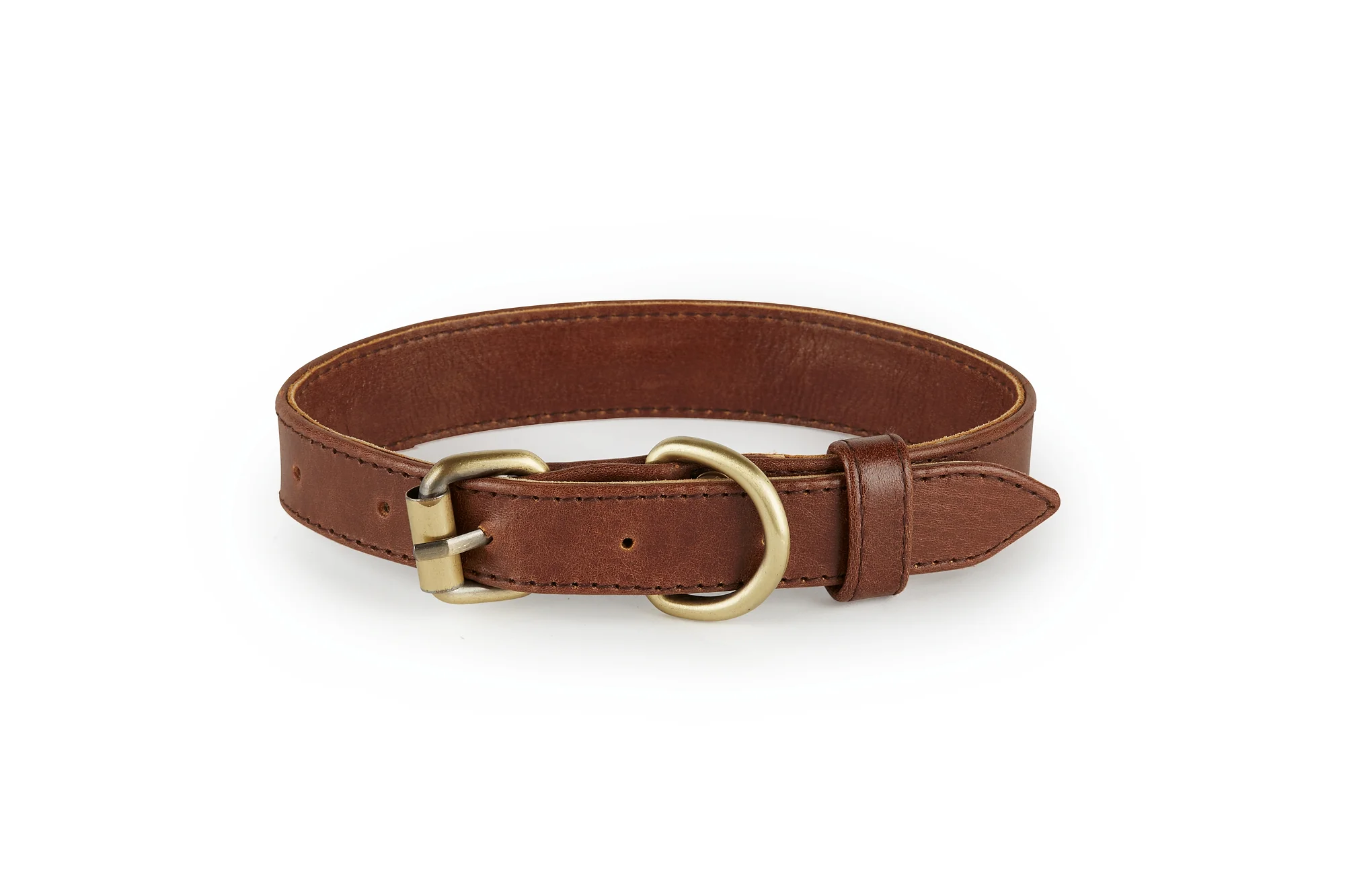 Santa Barbara - Italian Leather Dog Collar