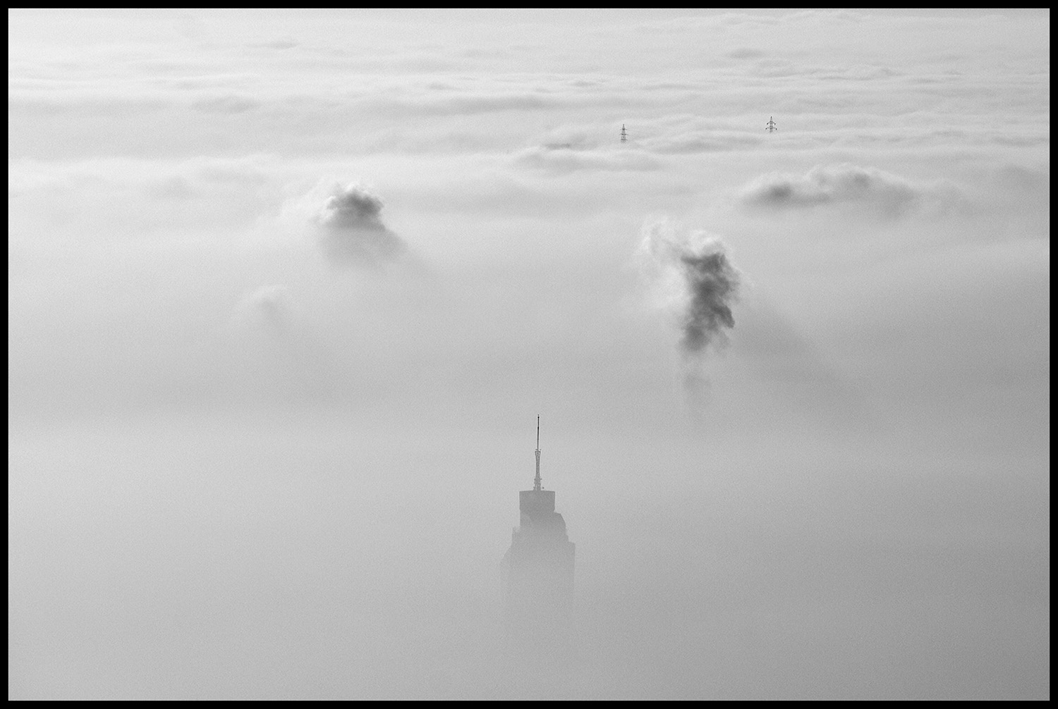 View of the Sarajevo which is covered with a heavy fog. Last month Sarajevo is faced with an air pollution. The level of dust and sulfur dioxide in the air is sometimes higher than the limit value.