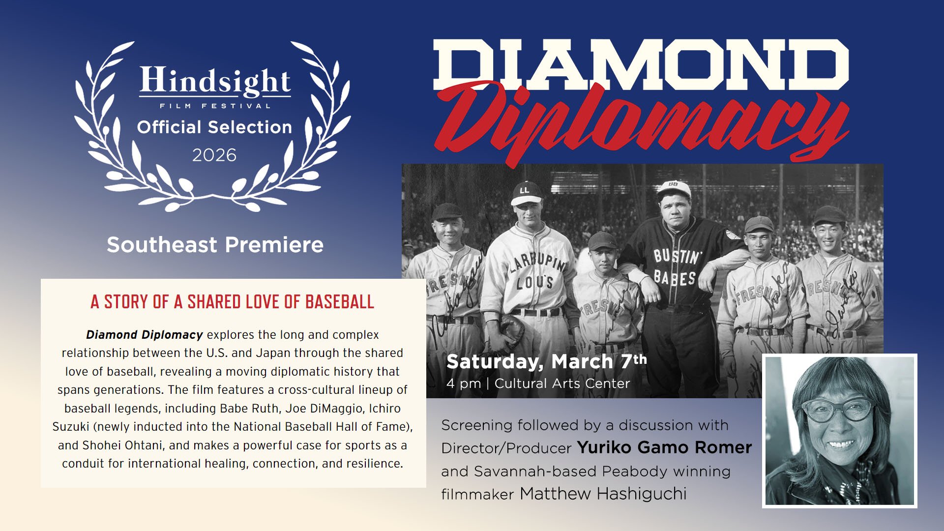 SOUTHEAST PREMIERE @ Hindsight Film Festival