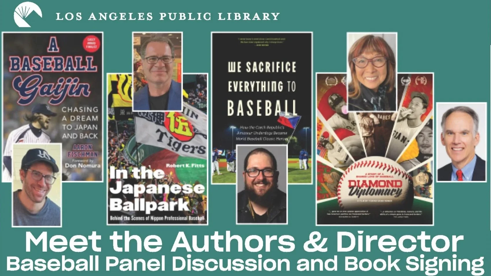 International Baseball Panel Discussion &amp; Book Signing (NO FILM SCREENING)