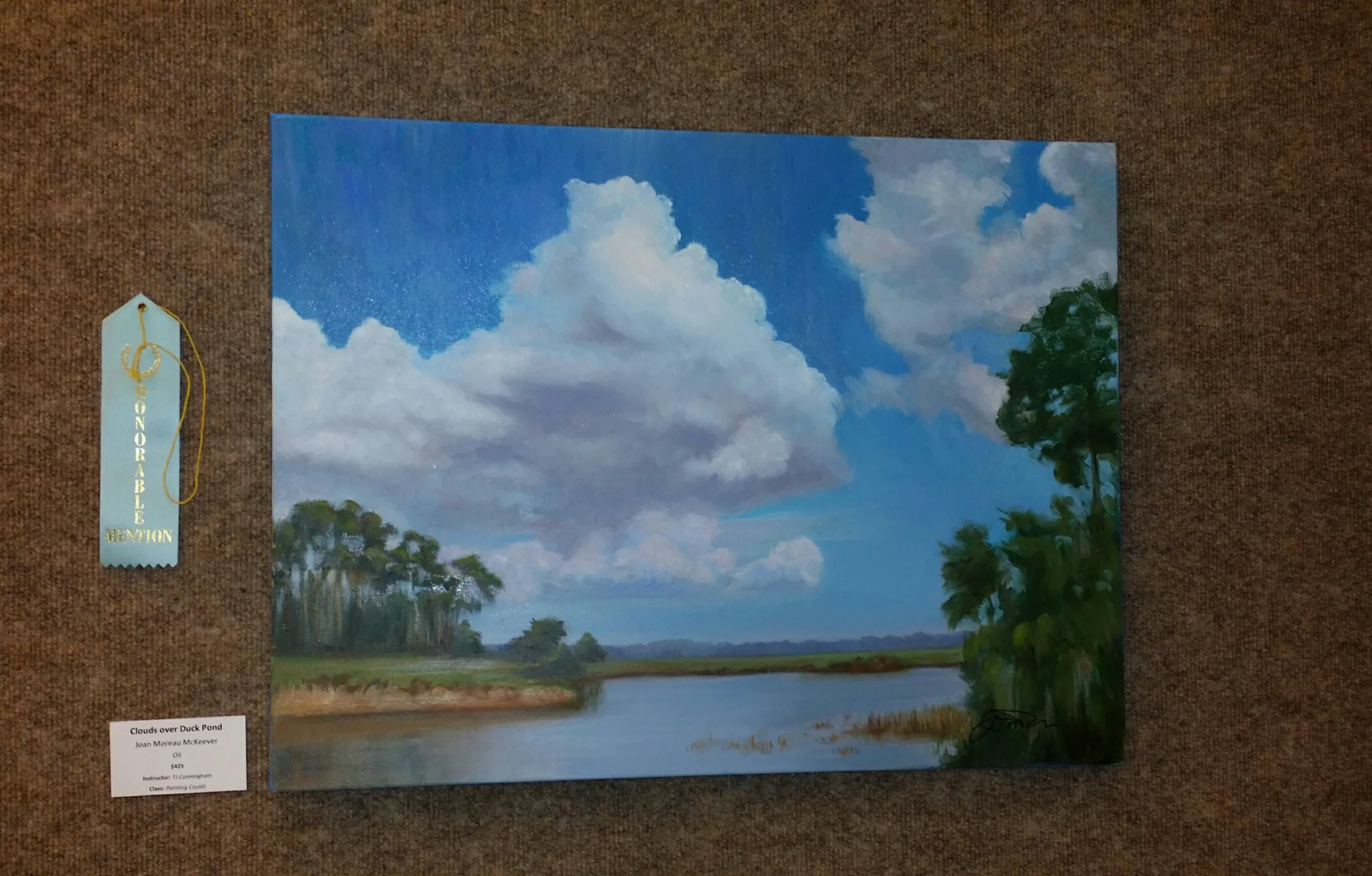 CLOUDS OVER DUCK POND