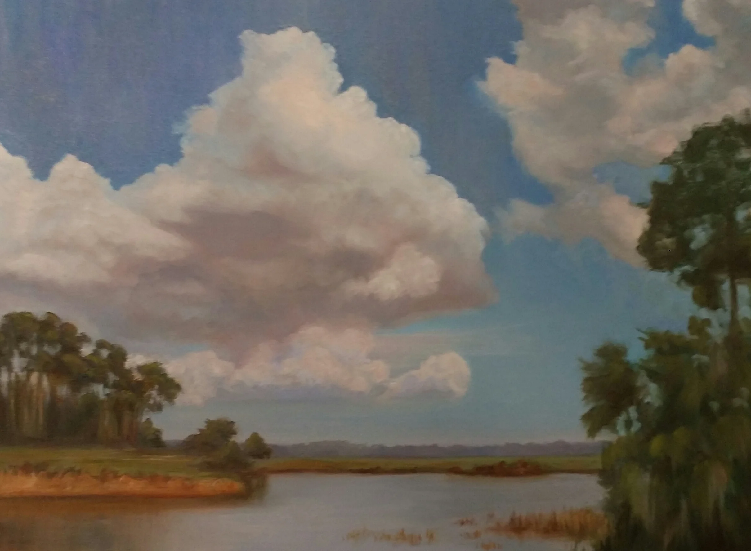 CLOUDS OVER DUCK POND
