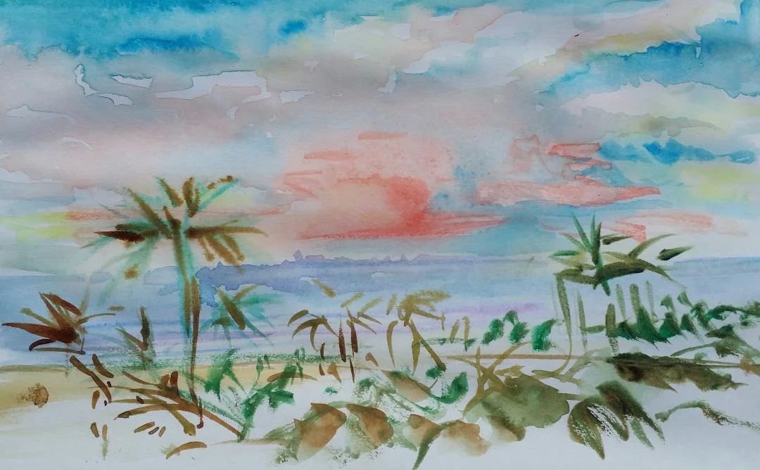 SUNRISE OVER MOLOKAI