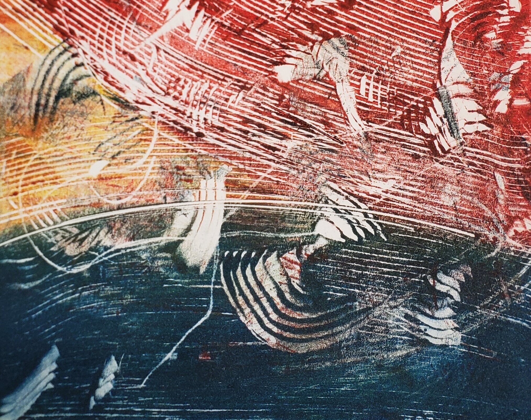  SPACE JUNK  Monoprint 1/1 