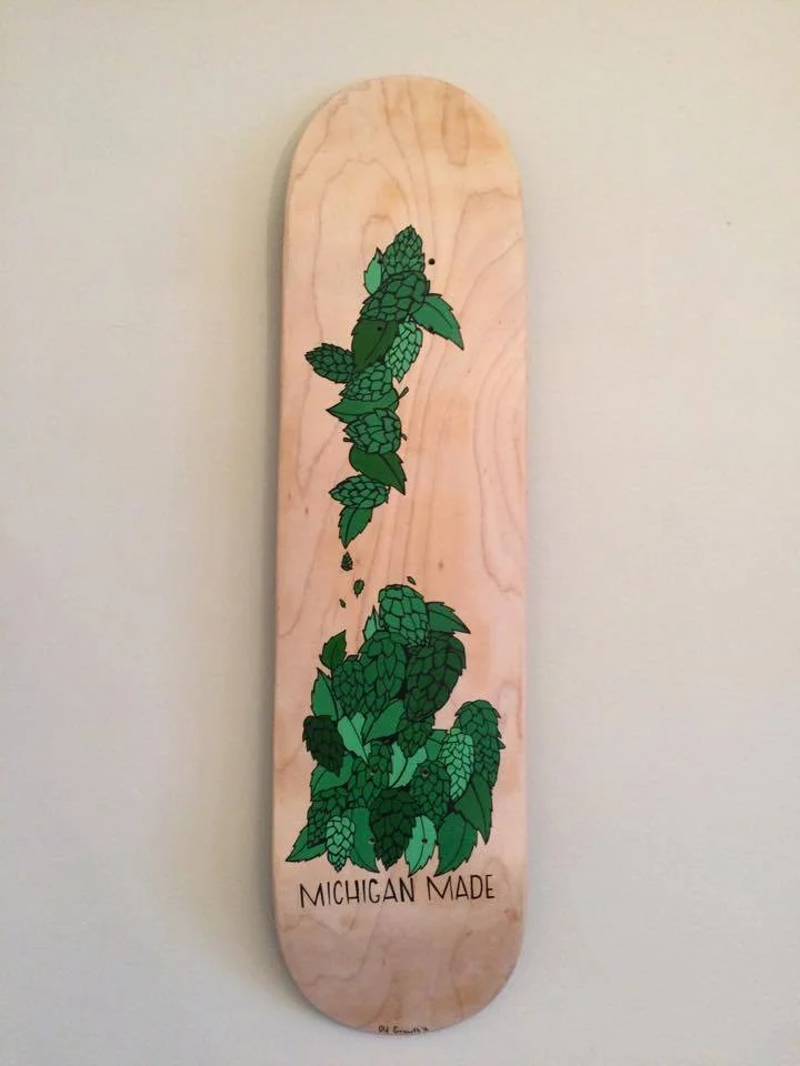 Nick Nortier Hops Beer Skateboard 1.jpg