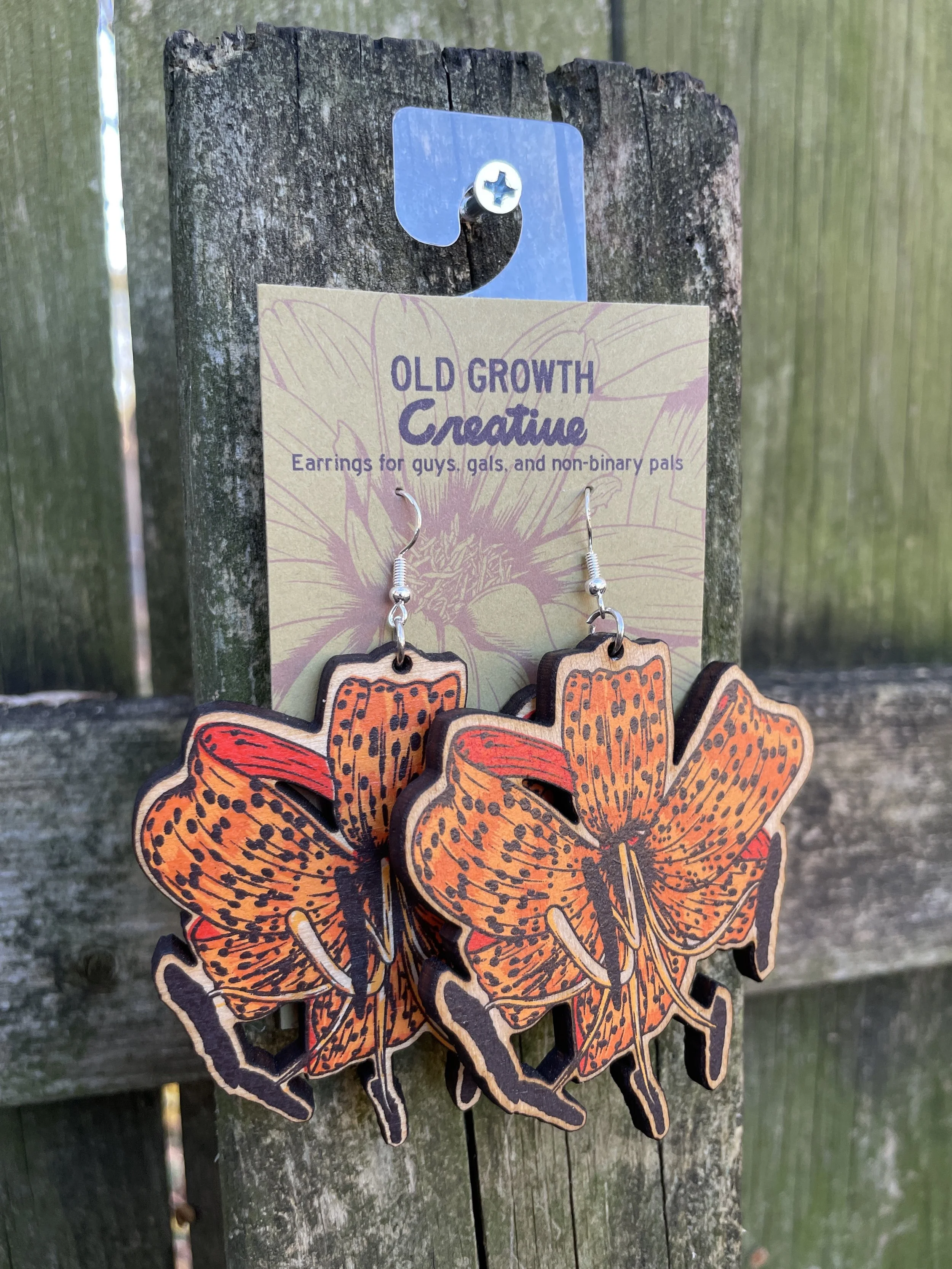Old Growth Creative Tiger Lily Earrings 5.jpeg
