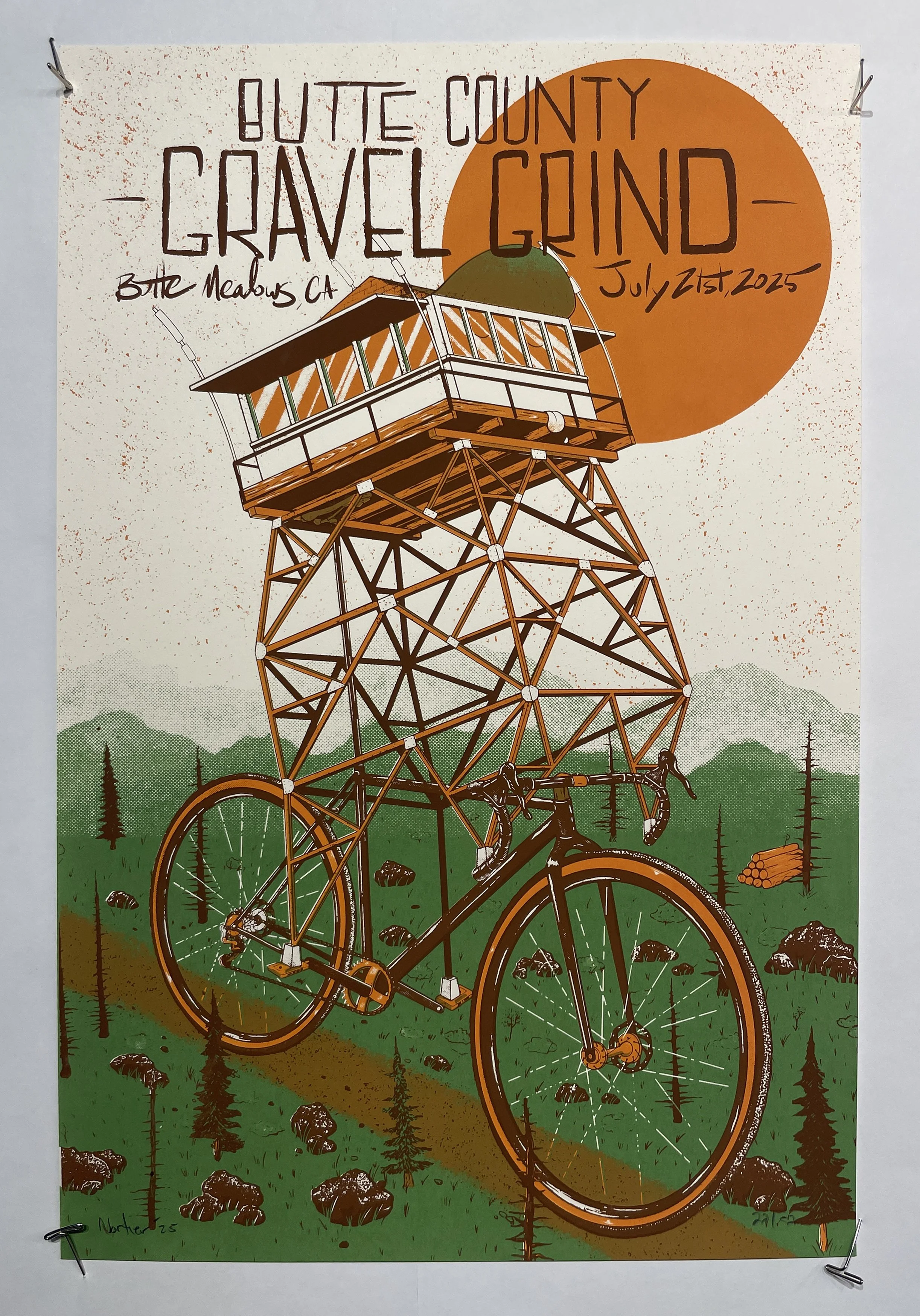 Butte County Gravel Grind Poster