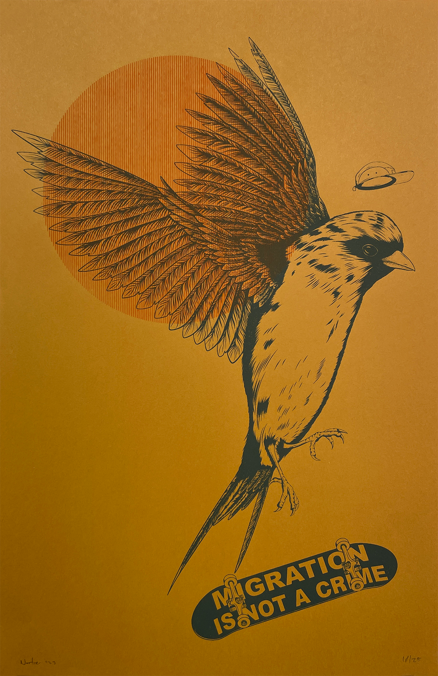 Nortier_Migration_Screenprint 11x17 Tan.png