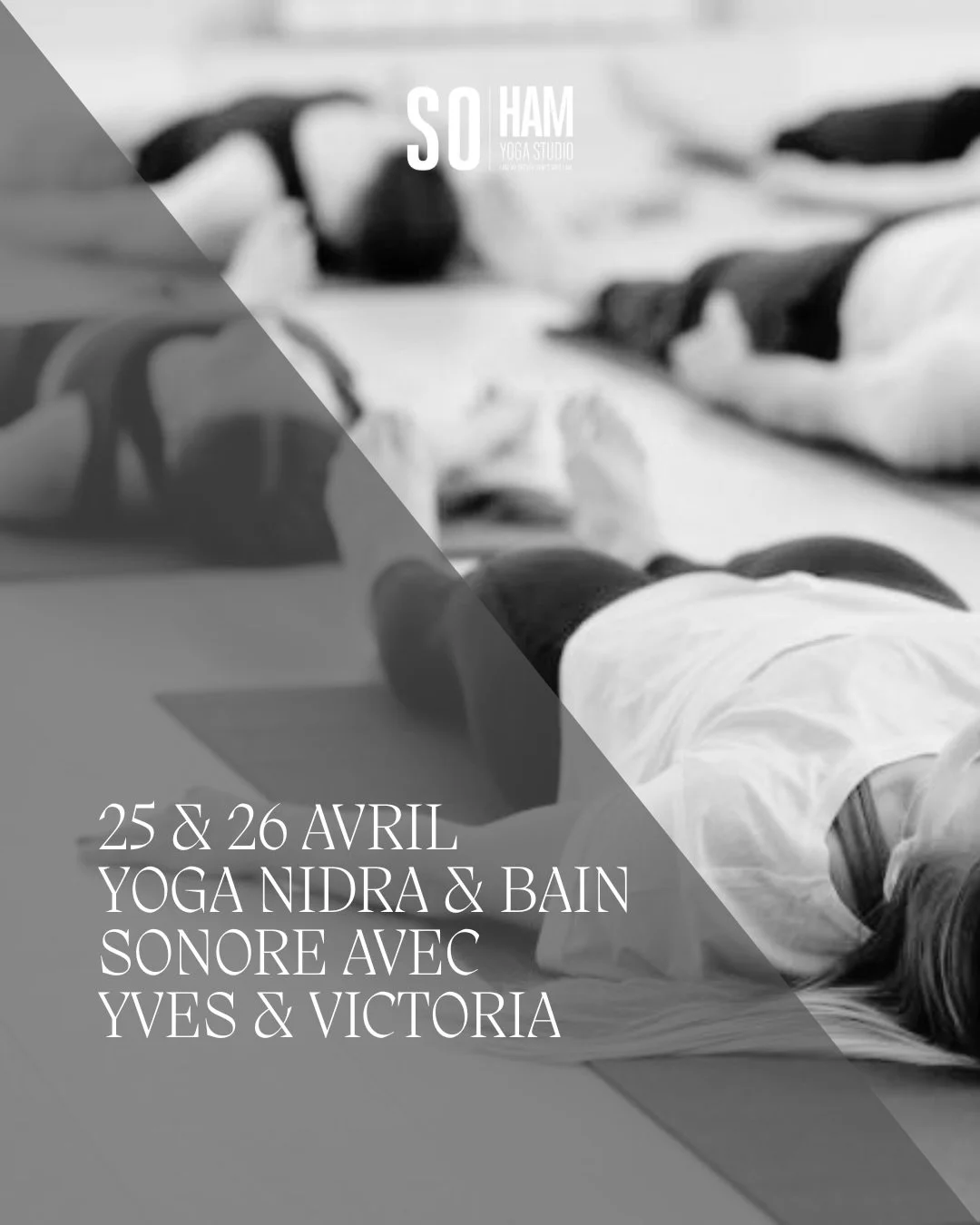 ✨ Ne manquez pas l&rsquo;atelier exceptionnel Yoga Nidra &amp; Sound Bath pour plonger dans une profonde relaxation et explorer un &eacute;tat de conscience entre veille et sommeil, port&eacute; par les vibrations apaisantes du son ✨￼

#sohamyogastud