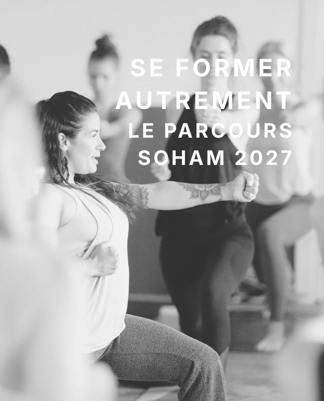 Et si vous construisiez votre formation &agrave; votre fa&ccedil;on ?

En 2027, les formations SoHam se d&eacute;clinent en diff&eacute;rents modules : anatomie, ajustements, s&eacute;quen&ccedil;age, philosophie, pratique&hellip;

Vous pouvez choisi