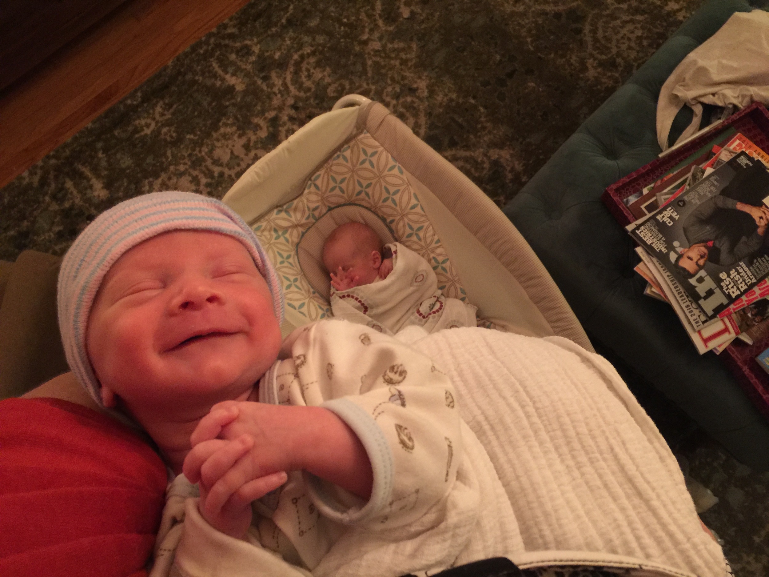 Henry's happy that Dillon's finally home