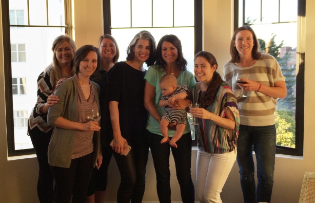 With the FertilityIQ crew {and Baby Lazer} at the Anderson's home in San Francisco