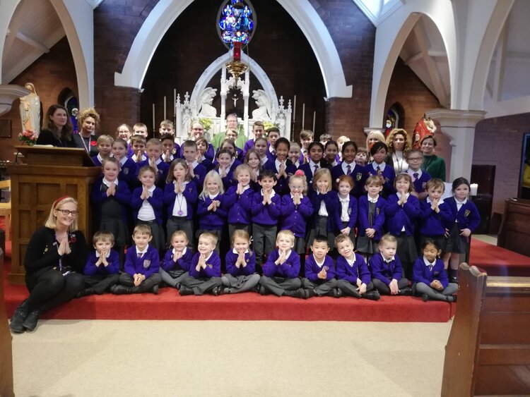 Copy of Y6 &amp; Reception at Mass