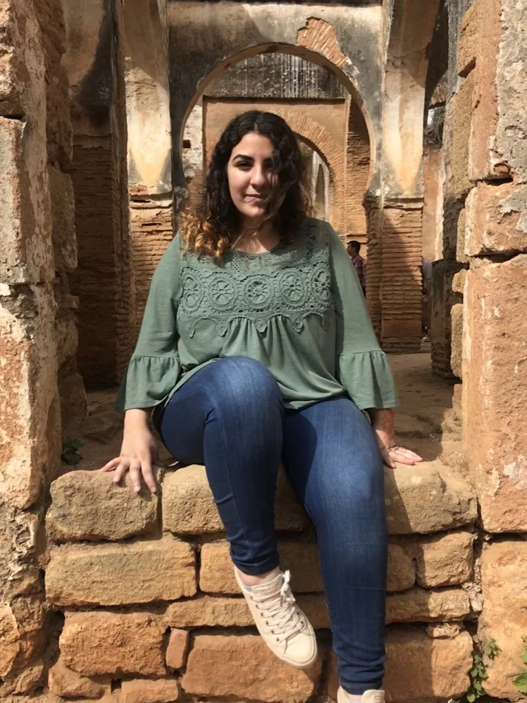 Hannine in Morocco.