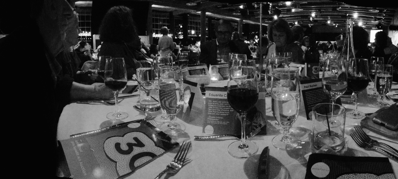 The whole scene right before the Live Auction began....